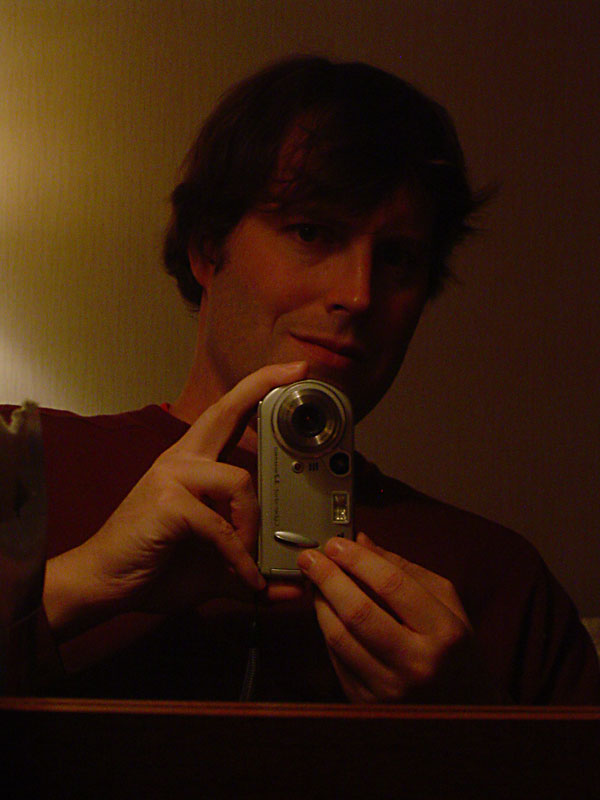 Self-portrait in Fernley motel